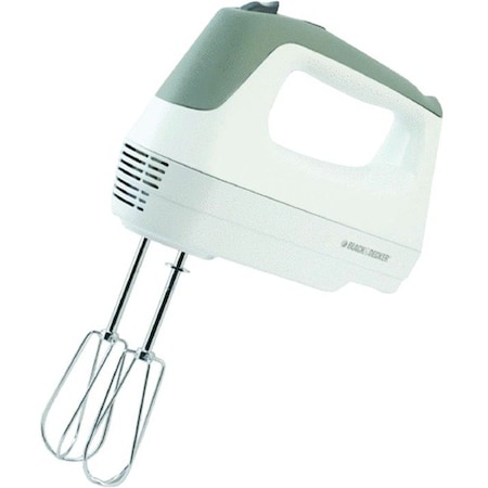 Black & Decker Black+Decker White 5 speed Hand Mixer MX1500W