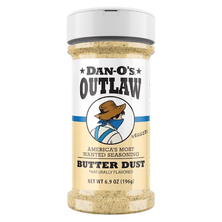Dan-Os Outlaw Butter Dust BBQ Seasoning 6.9 oz DBD69-1PK