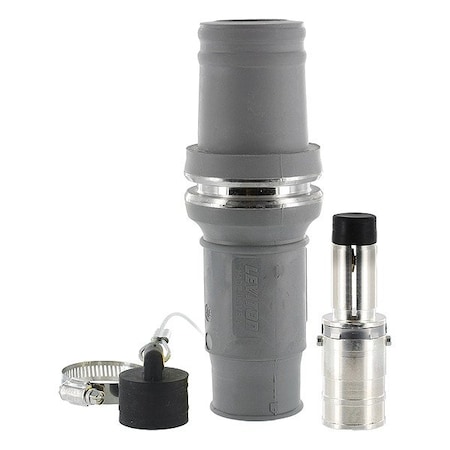 Leviton Single Pole Inline, 1,135 A, Male, Gray 49M77-GY