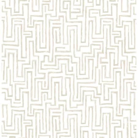 A-Street Prints Ramble Taupe Geometric Wallpaper 4121-26955