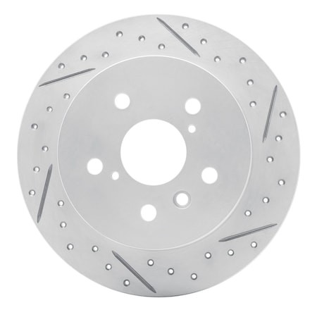 Dynamic Friction Co DFC Geoperformance Rotor - Drilled and Slotted 830-76152R
