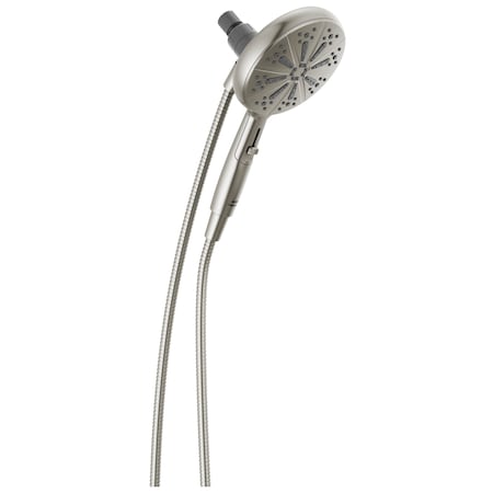Delta Universal Showering Components 6-Setting Suredock Magnetic Hand Shower In Brushed Nickel 75613SN