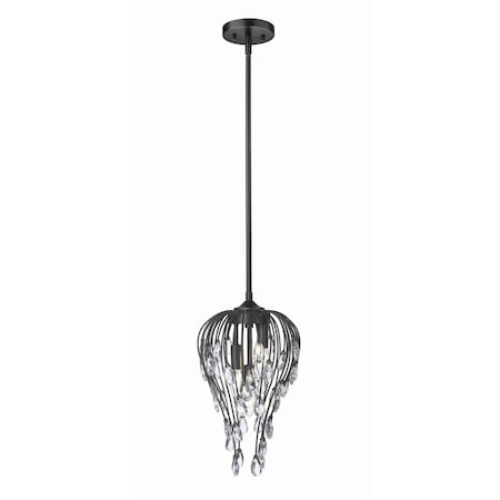 Z-Lite Gabriella Matte Black 3 Light Pendant 1957P9-MB
