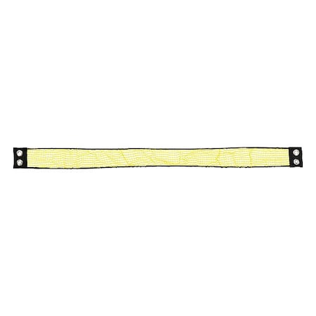 Us Netting Chute Netting, 48 in D, 3 in W, Yellow USN-111S-348-Y