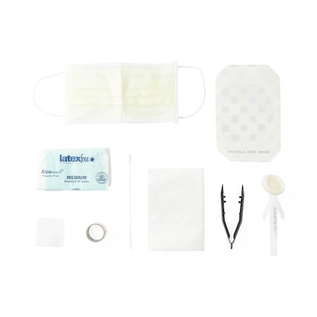 Medline Central Line Dressing Change Tray with CHG, ChloraPrep and SureSite Window Dressing, 40PK DYND75222