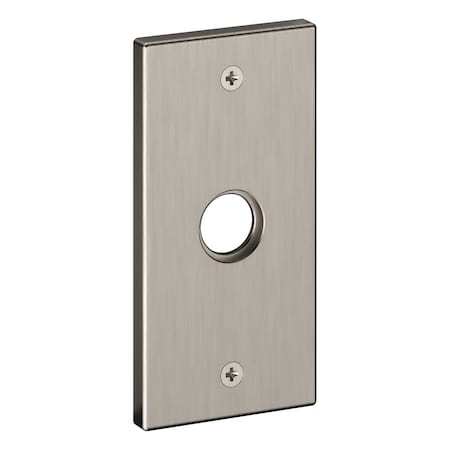 Baldwin Baldwin 5in Contemporary Single Dummy Rose Lifetime Satin Nickel Finish R052056IDM