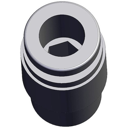 Smc Push-Fit Fitting, Straight KQG2S07-N01S