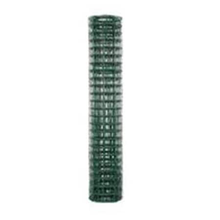 Garden Zone 48 in. x 50 ft. Heavy Duty Mesh PVC Fence  Green 31003