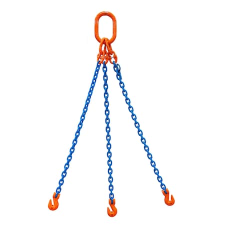 Starke Chain Sling, 3/8in, G100, Grab Hook, 2 ft SCSG10038-3LG-2