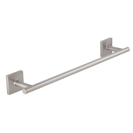 Oakbrook Collection Brushed Nickel Towel Bar 18 in. L Die Cast Zinc BH-OB5018BN