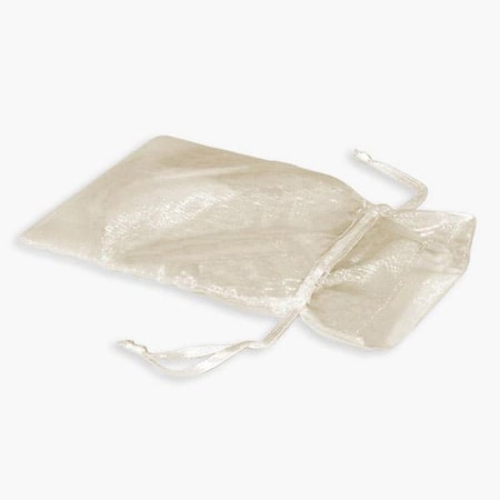 Nashville Wraps Ivory Organza Favor Bags, 3x4, 10PK B01002