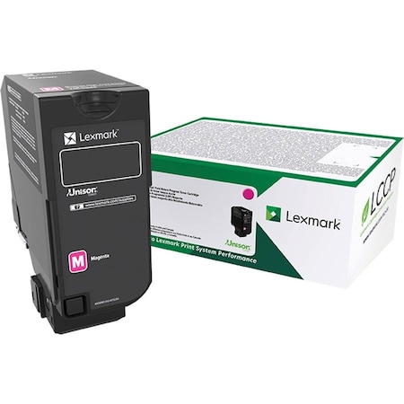 Lexmark MAGENTA RETURN PROGRAM TONER CARTRIDGE TAA FOR USE IN CS/CX725 E 74C0HMG