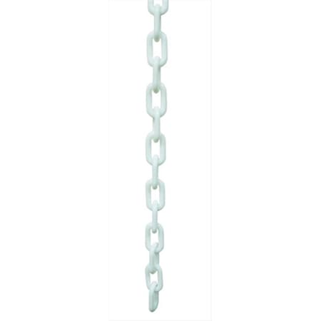 Captain Cold 1.5 in. dia. Plastic Chain - 50 ft. Length, White CA2677526