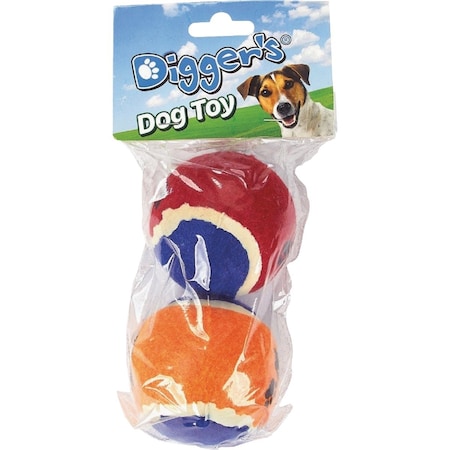 Boss Pet Diggers Tennis Ball Toy, 2PK A08226