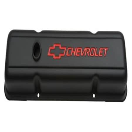Powerplay Heavy-Gauge Stamped Steel Short Stamped Valve Cover - Black PO3629728