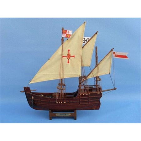 Handcrafted Model Ships Nina 12 in. Decorative Famous Ship Nina12