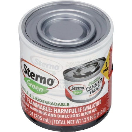Sterno Canned Heat 6.96 Oz. Gel Chafing Fuel, 2PK 20364