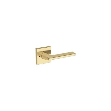 Baldwin Residential Door Levers Privacy Reversible Non-Lacquered Brass PVANACSR031