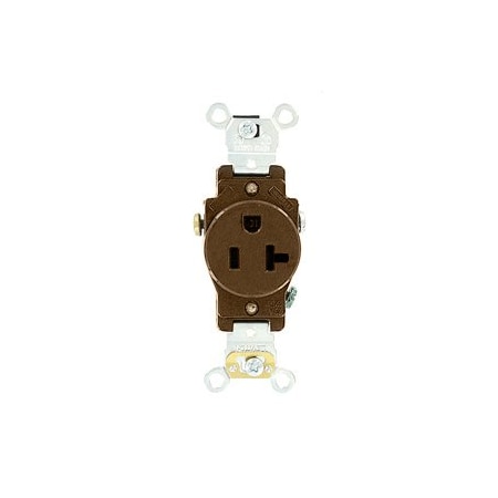 Leviton Industrial Series Heavy Duty Grade Duplex Receptacle, 20 Amp, 125 Volt 5351