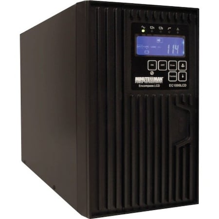 Minuteman UPS Online 1kVA/900W Tower Ext Runtime EC1000LCD