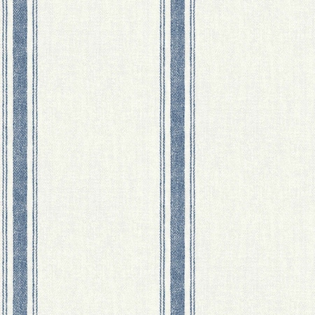 Chesapeake Linette Navy Fabric Stripe Wallpaper 4072-70067