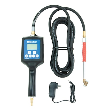 Ken-Tool Handheld Auto Tire Inflator 12 Ft Spring Protected Hose 26012
