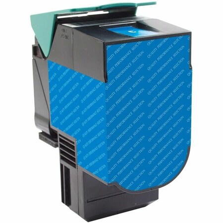 Cig Clover Imaging Remanufactured High Yield Cyan Toner Cartridge for Lexmark C540/C544/X543/X544 200696