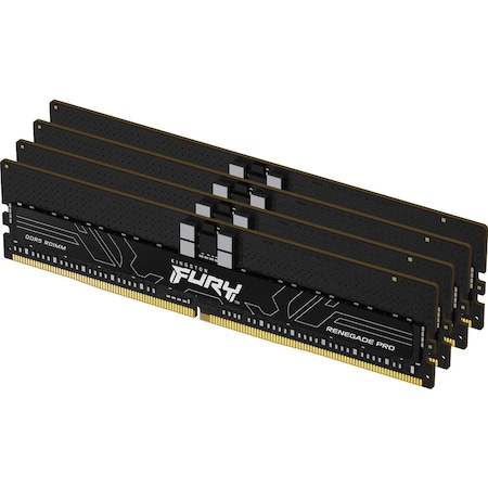 Kingston 64GB 5600MT/S DDR5 ECC REG CL36 DIMM KIT OF 4 FURY RENEGADE PRO XMP KF556R36RBK4-64