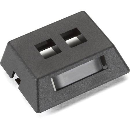 Black Box Gigabase2 Modular Furniture Faceplate, 2 WPT459-MF