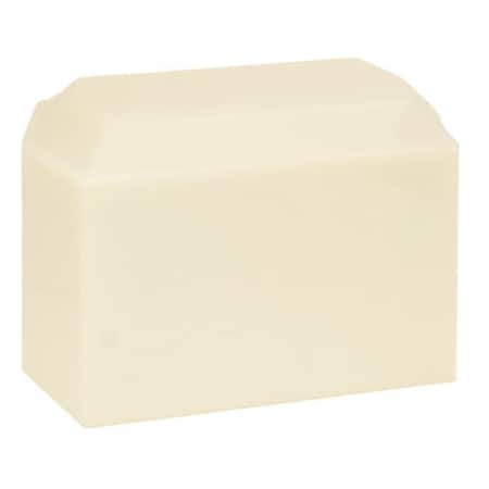 Fasttrack2Fitness Cultured Onyx Cremation Pride Adult Urn, Alabaster FA2030411