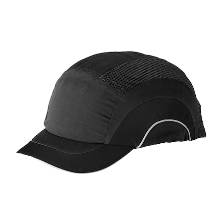 Jsp Baseball Style Bump Cap with HDPE Protective Liner and Adjustable Back, Short Brim 282-ABS150-11