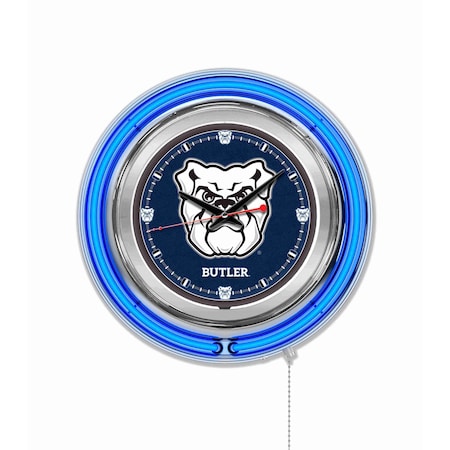 Holland Bar Stool Co Butler University Double Neon 15" Clock Clk15Butler