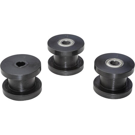 Grizzly Square Tube Rollers, 1-1/2" T33048