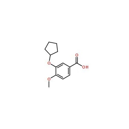 Ak Scientific 3-(Cyclopentyloxy)-4-methoxybenzoic acid (5g), CAS 144036-17-9 Y7536-5g