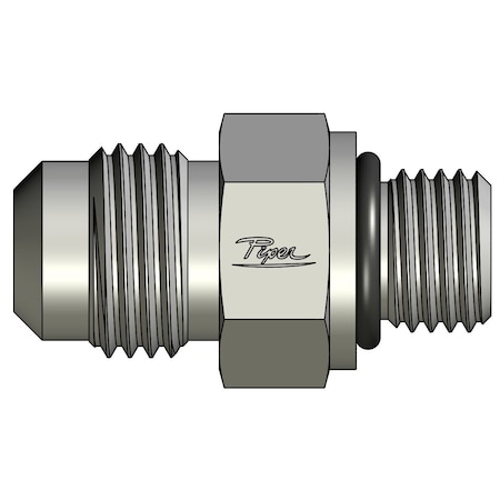 Piper Straight Thread Connector, 3/8in. Male JIC, 5/16in. Male O-Ring Boss 0700-06-05
