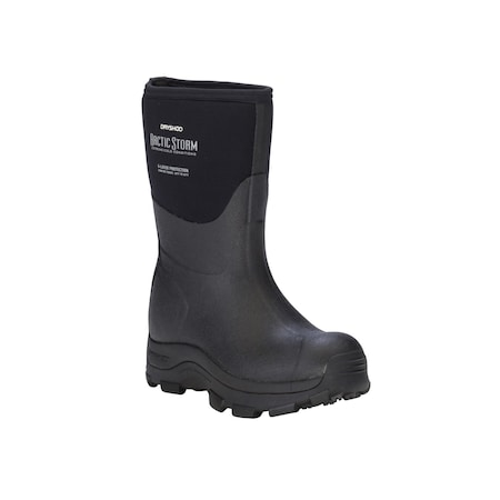 Dryshod Arctic Storm Mid-Calf Extreme Cold Conditions Women's Winter Boot, Black, Waterproof, Size 11 ARS-WM-BK-011