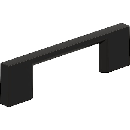 Amerock Everyday Basics Cityscape 3'' Matte Black Cabinet Pull BP37130MB