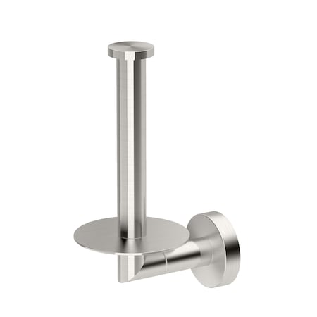 Gatco Glam Storage Toilet Paper Holder, Satin Nickel 4648
