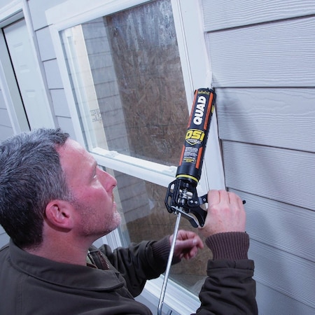 Osi QUAD 10 Oz. Window Door & Siding Polymer Sealant Bronze 1637196