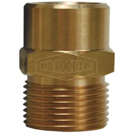 Dixon Fixed Plug, 3/8 in x 22 x 1.5 mm Nominal, MNPT x FNPT End Style, Domestic AL456