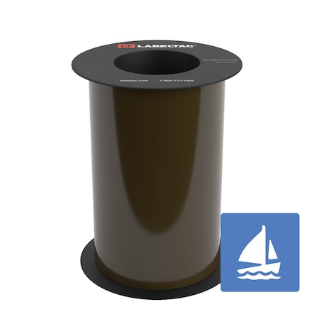 Labeltac Marine Supply 8in x 75ft LT9, Brown LT810MN-C