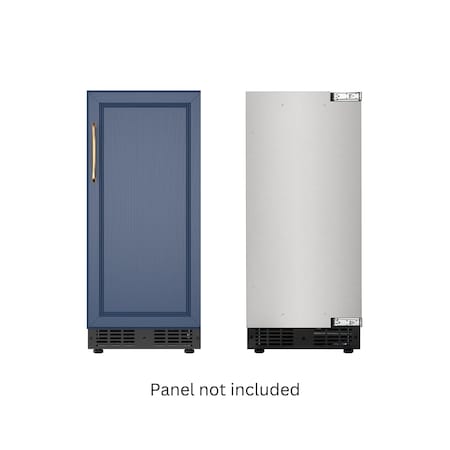 Koolmore 15 in. Built-In Panel Ready Undercounter Beverage Refrigerator, Glass Shelves, Security Lock KM-BIR15-PR