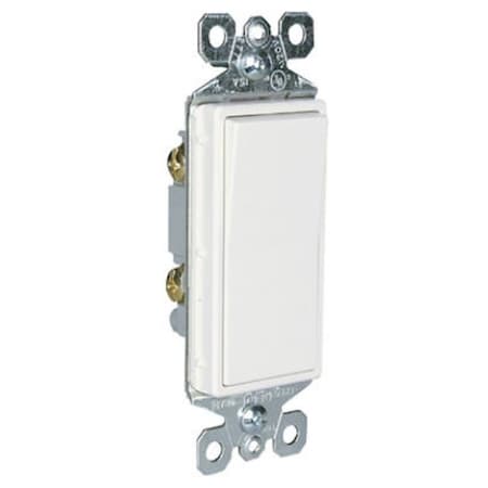 Legrand radiant Paddle Switch with Locator Light, 15 A, 120/277 VAC, White TM870WSLCC10