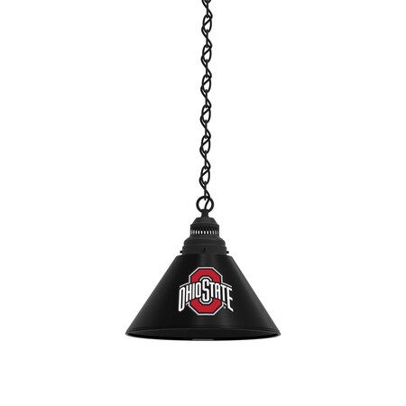 Holland Bar Stool Co Ohio State Pendant Light, Black Fixture BL1BKOhioSt