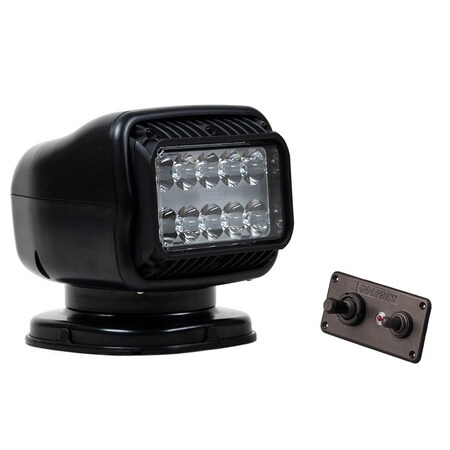 Golight GT Series LED Hybrid Light Permanent Mount w/Handheld Wireless Remote - 12V - Black 20518GT
