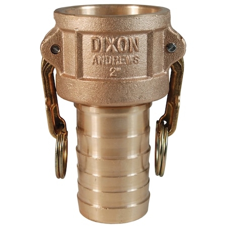 Dixon Cam/Groove Coupler x Hose, Shank, 3", BR 300-C-BR