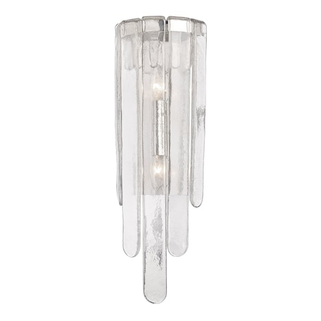 Hudson Valley Lighting Fenwater 2 Light Wall Sconce 7.5 In. Polished Nickel 9410-PN