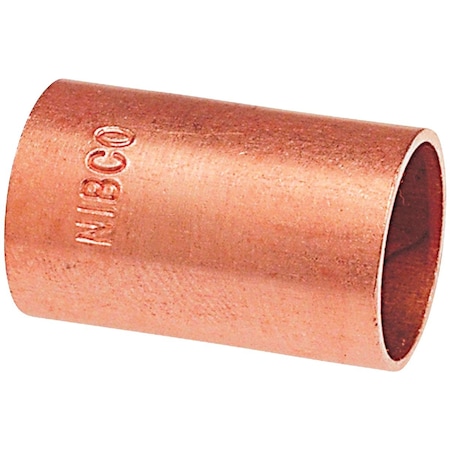 Nibco 1'' x 1'' Copper Coupling without Stop W00980D