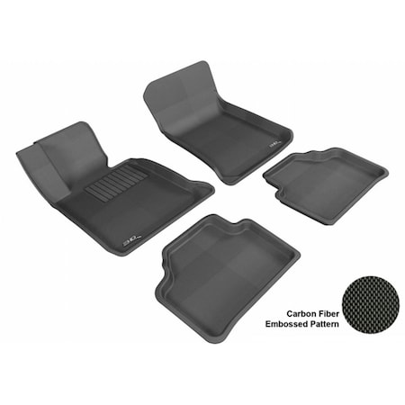 3D Maxpider BMW X1 E84 2012-2014 KAGU BLACK R1 R2 Floor Mat L1BM04501509