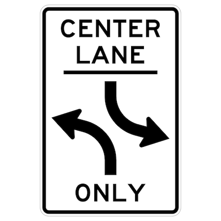 Sign Solutions Usa Traffic Sign, 24 in Width, Aluminum Sign, Vertical Rectangle DUS06HWT2436R3-9B